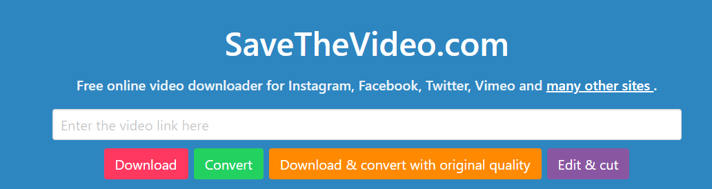Cách tải xuống và chỉnh sửa video từ YouTube tại SaveTheVideo.com - Hình 1