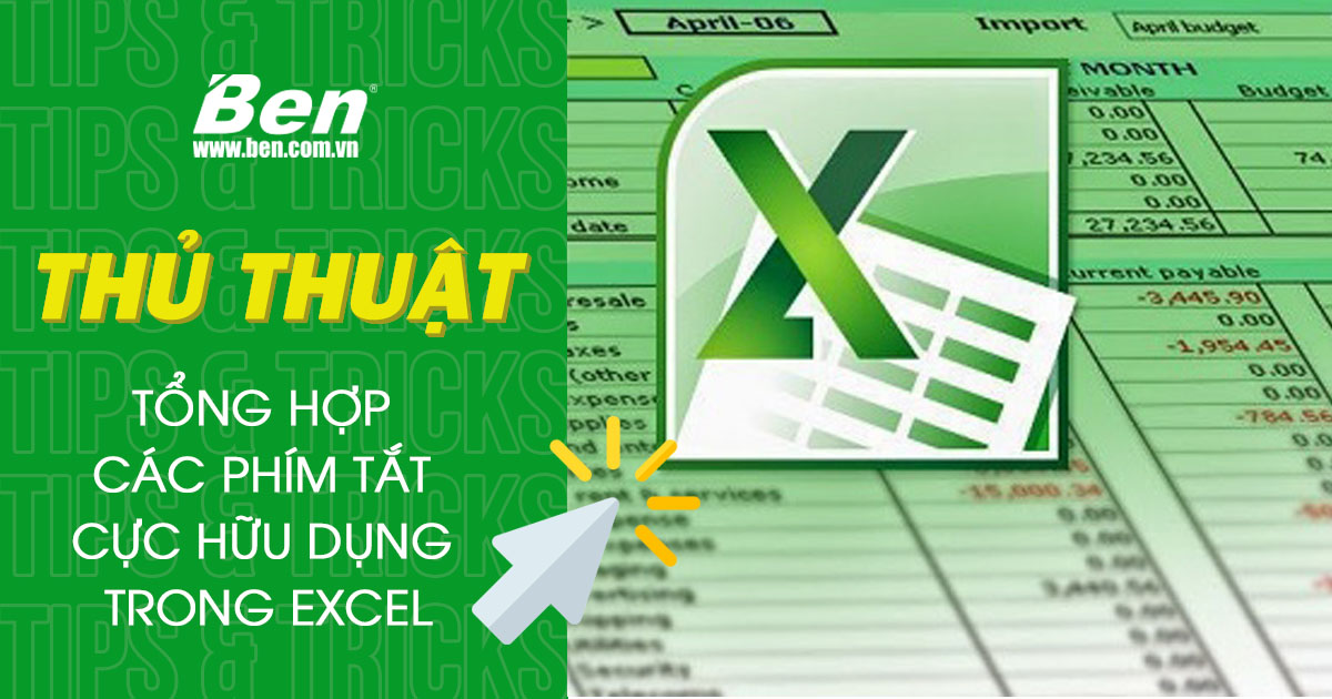 69+ phím tắt quan trọng nhất trong Excel cần biết