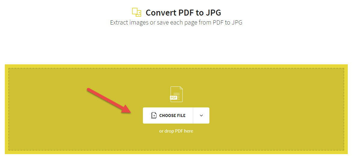 SmallPDF - Phần mềm chuyển đổi PDF sang JPG được nén và dễ dàng