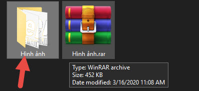 Cách bung file tệp tin với Winrar - Hình ảnh 2