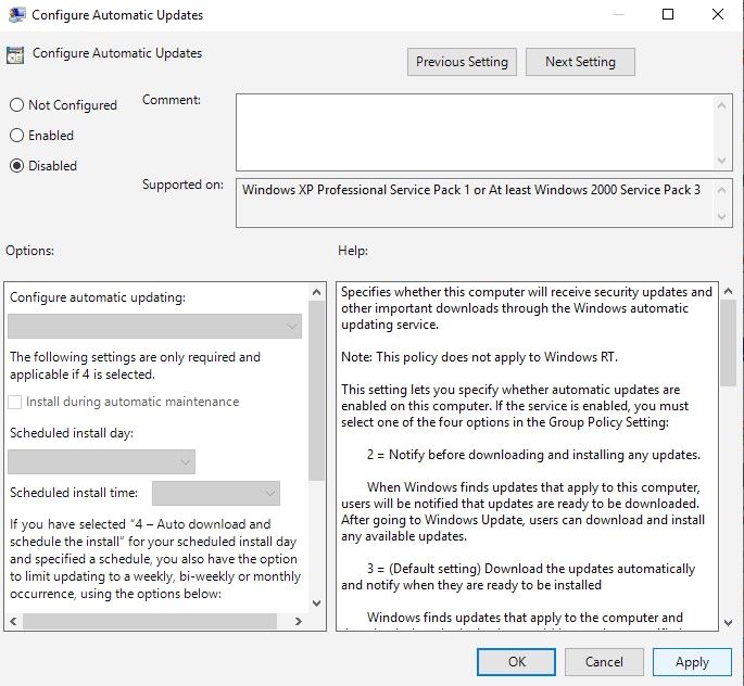 Tắt các bản cập nhật Windows 10 với Group Policy Editor - Hình 3