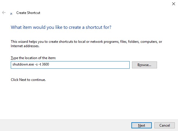 Sử dụng Shortcut để hẹn giờ tắt máy tính Windows 10 - Ảnh 2