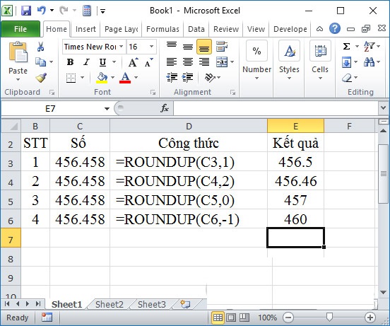 2 Cách tắt/vô hiệu hóa tính năng làm tròn số trong Excel