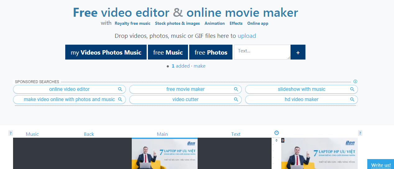 Movie Maker Online - Ghép video online tốt nhất hiện nay