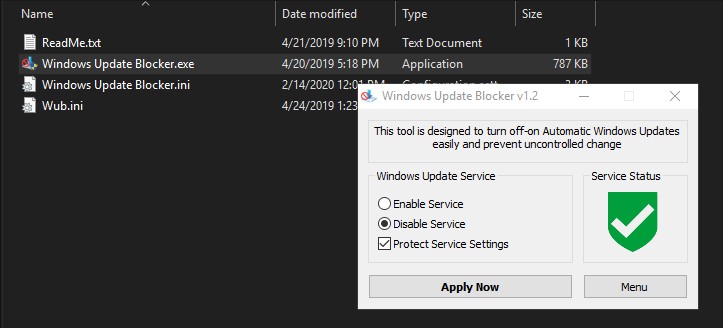 Sử dụng trình chặn Windows Update để tắt các bản cập nhật Windows 10