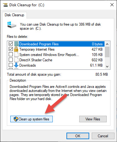 Xóa các file không cần thiết, xóa file Windows.old bằng Disk Cleanup - Ảnh 3