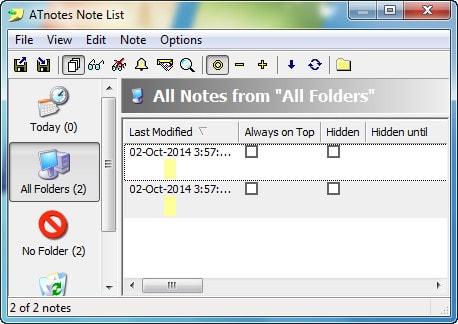 ATnotes - Phần mềm ghi chú đơn giản trên PC