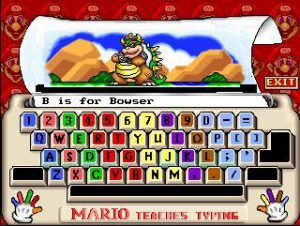 Phần mềm luyện gõ 10 ngón Mario Teaches Typing