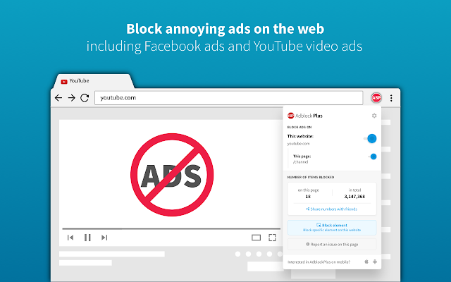 Adblock Plus Phần mềm chặn quảng cáo