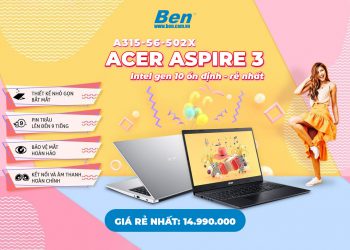 Laptop Acer Aspire 3: Tính năng nổi trội cho trải nghiệm tuyệt vời
