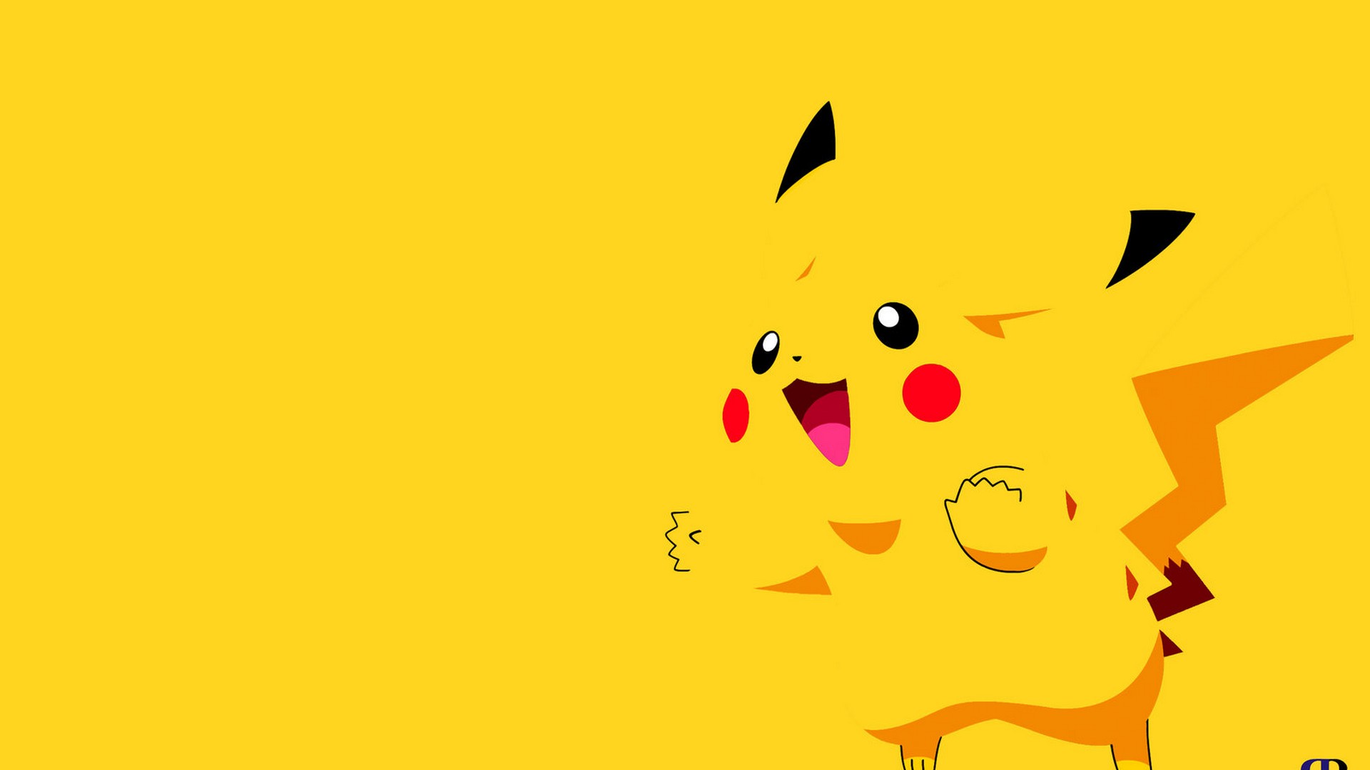 Hình 8 ፡ Hình nền Powerpoint đẹp Pikachu