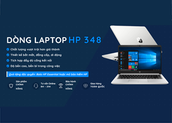 Khuyến mại khi mua laptop dòng HP 348