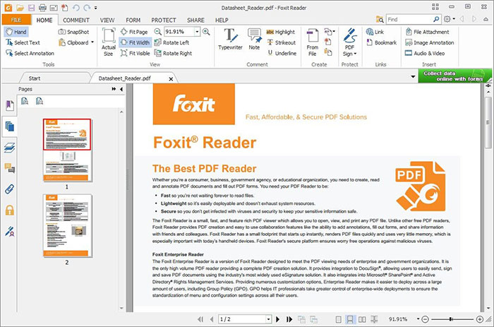 Foxit Reader - Phần mềm đọc file PDF miễn phí