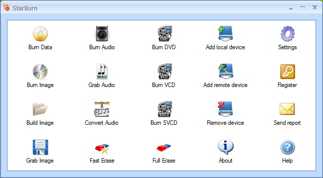 StarBurn - Phần mềm ghi và quản lý đĩa hiệu quả