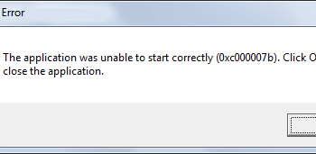 Sửa lỗi “The application was unable to start (0xc000007b)” trên Windows 7/8/8.1/10