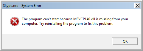 3 Cách sữa lỗi MSVCP140.dll is missing trên Windows 10, 7