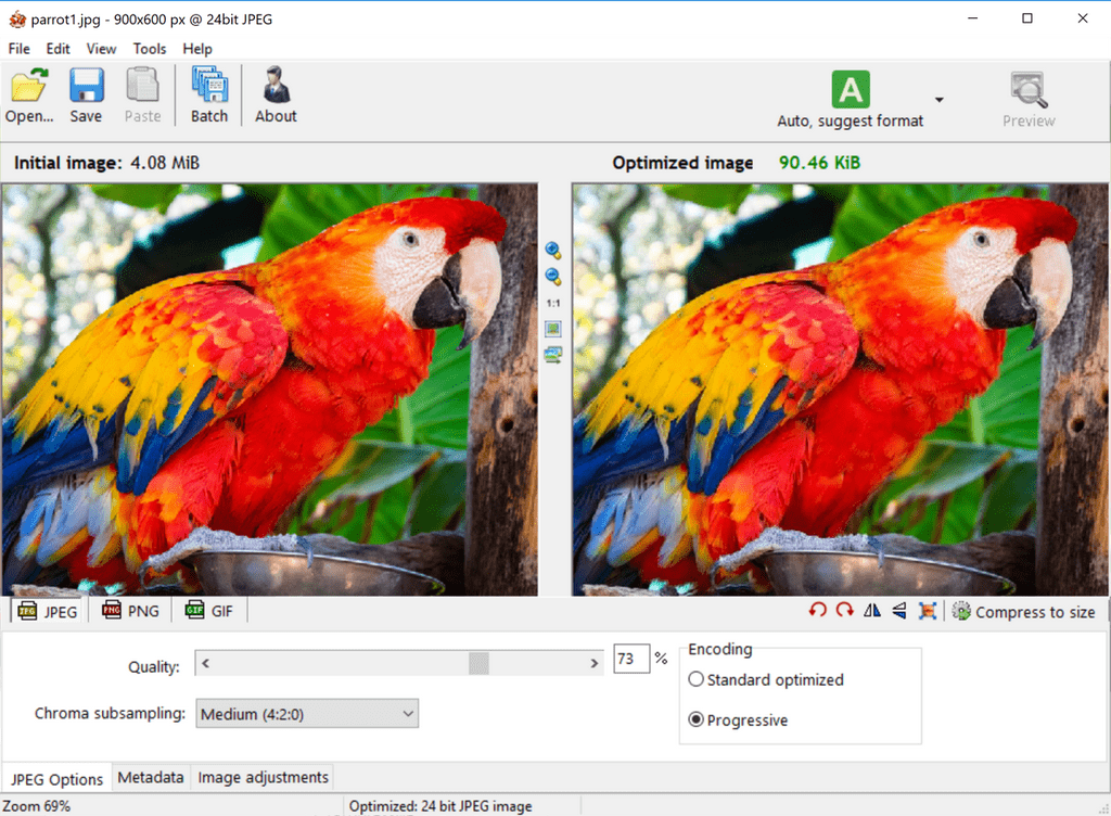 Công cụ tối ưu hóa hình ảnh triệt để - phần mềm giảm kích thước hình ảnh miễn phí