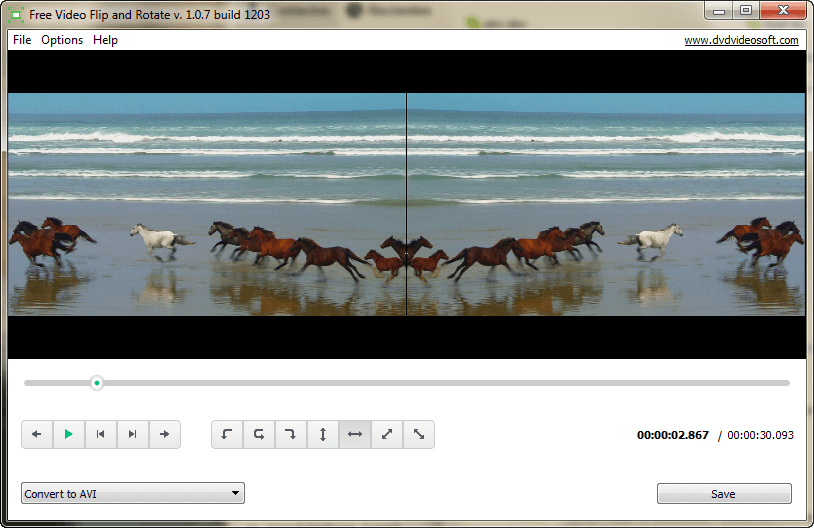 Free Video Flip And Rotate - Phần mềm xoay và lật hình ảnh trong video dễ dàng