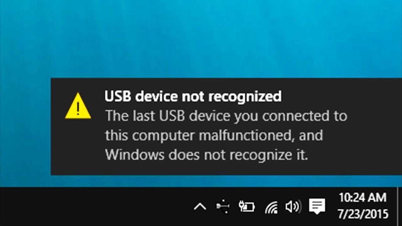 windows 10 fat32 usb not recognized