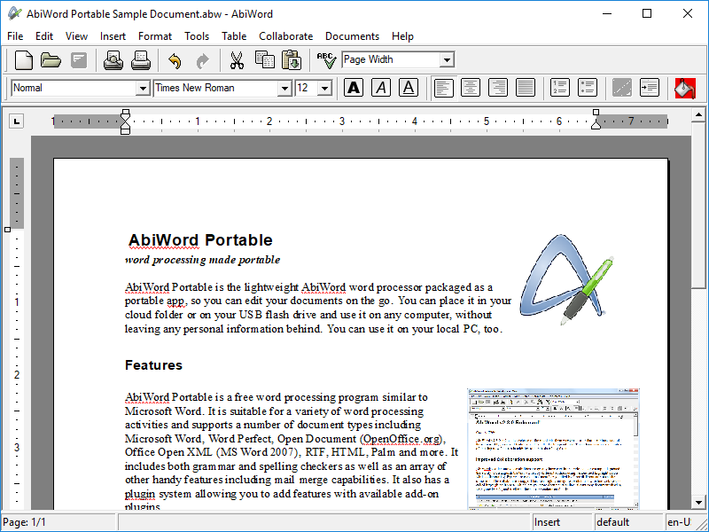 AbiWord Portable - Phần mềm gỡ lỗi và xử lý văn bản chuyên nghiệp