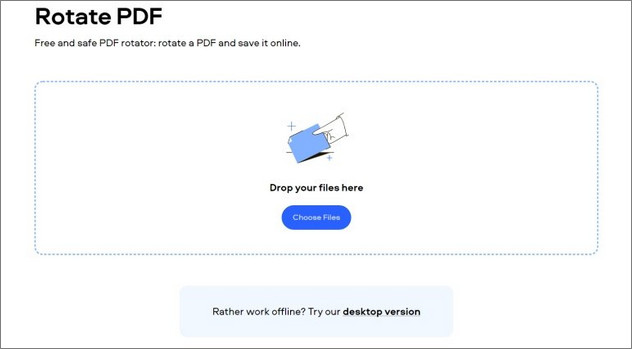 Sử dụng công cụ trực tuyến để xoay các tệp PDF - Ảnh 1