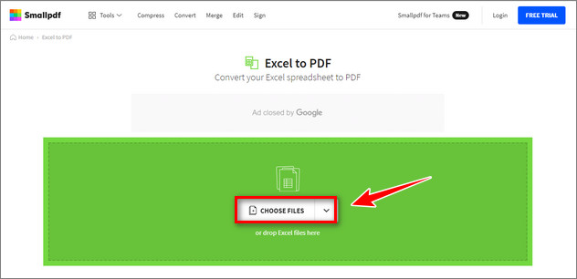 Chuyển file Excel sang PDF bằng Small PD