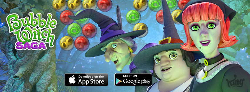 Bubble Witch Saga - Game trí tuệ bắn bong bóng