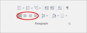 Các tùy chọn căn lề Word cơ bản
