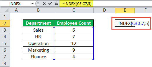 1 12 - Hàm Index trong Excel, cú pháp và cách sử dụng - Ben Computer