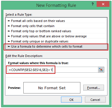 Cách lọc các tên trùng lặp trong Excel