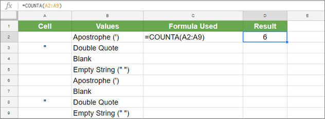 H ng D n C ch S D ng H m COUNTA Tr n Google Sheets