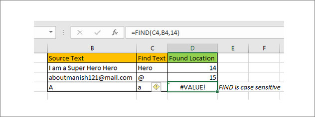 3 4 - Cú pháp hàm Find trong Excel - Ben Computer