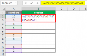 Ví dụ 5: Hàm nhân trong Excel - Ảnh 2