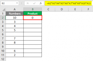 Ví dụ 5: Hàm nhân trong Excel - Ảnh 2