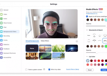 Không cần trang điểm khi học online, Zoom sẽ giúp bạn làm điều đó