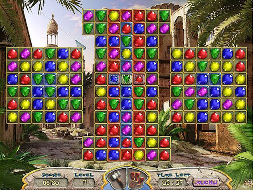 Jewel Ancient 2 là game kim cương với đồ họa theo phong cách cổ điển.
