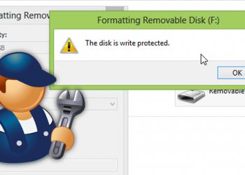 Khắc phục lỗi The disk is write protected