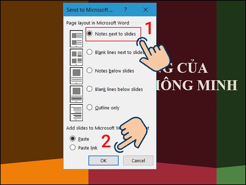 Cách chuyển Powerpoint sang Word - Ảnh 4