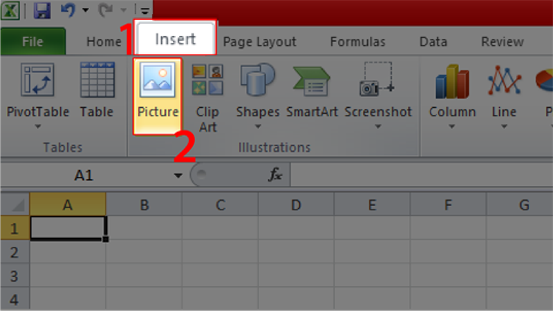 Chèn hình ảnh vào Excel theo cách thủ công - Hình 1