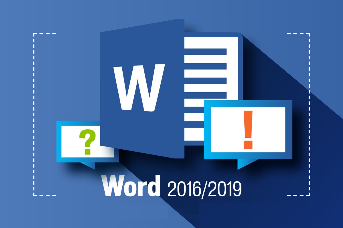 Các đánh dấu tích trong Word 2016 và 2019