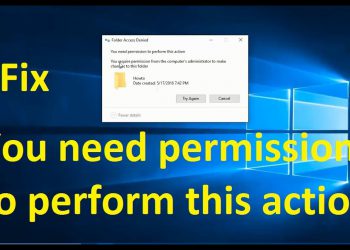 Lỗi you need permission to perform this action