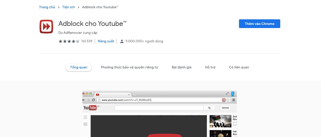 Adblock cho Youtube™