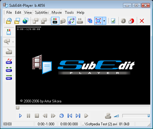 Phần mềm ghép phụ đề SubEdit Player
