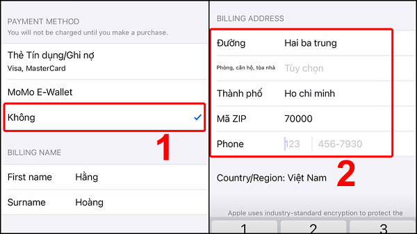 Cách gửi vùng Appstore về Việt Nam