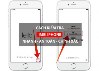 hướng dẫn kiểm tra imei iphone