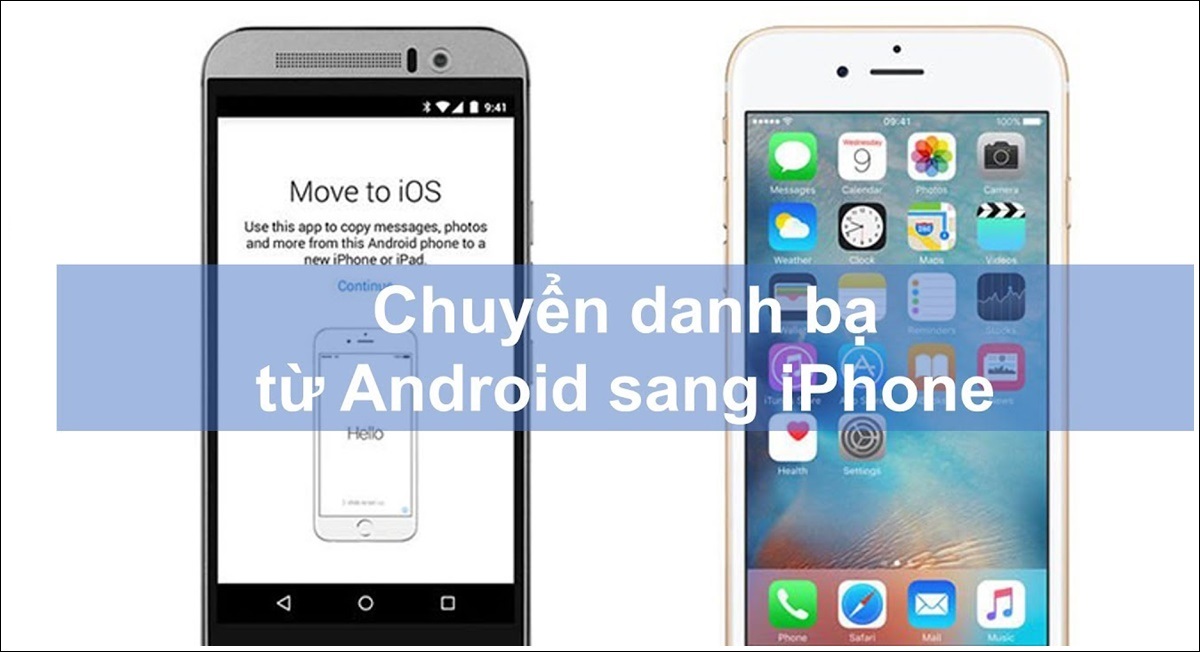 Cách chuyển danh bạ từ Android sang iPhone