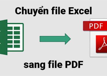5 cách chuyển file Excel sang PDF