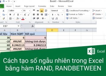 Hàm Random trong Excel