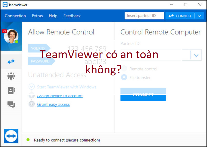 Teamviewer có an toàn không?