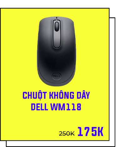 Chuot khong day Dell WM118 1